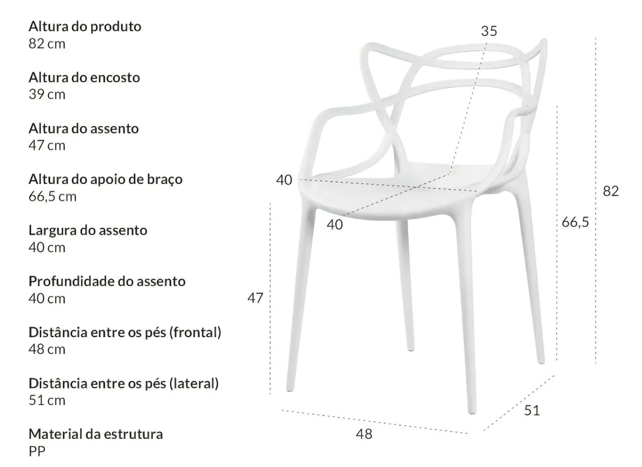 Conjunto de 6 cadeiras pretas  - Foto 5