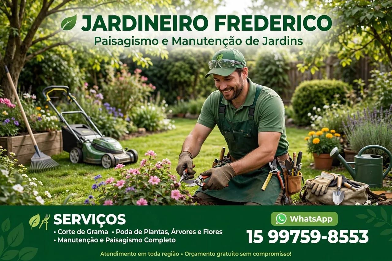 Frederico jardineiro - Foto 2