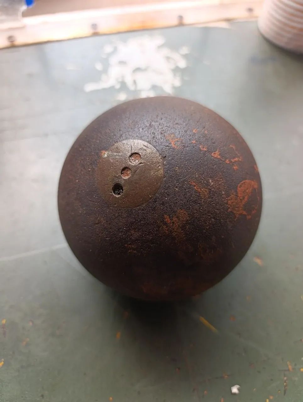 Disco e bola de arremesso atretismo antigos - Foto 5