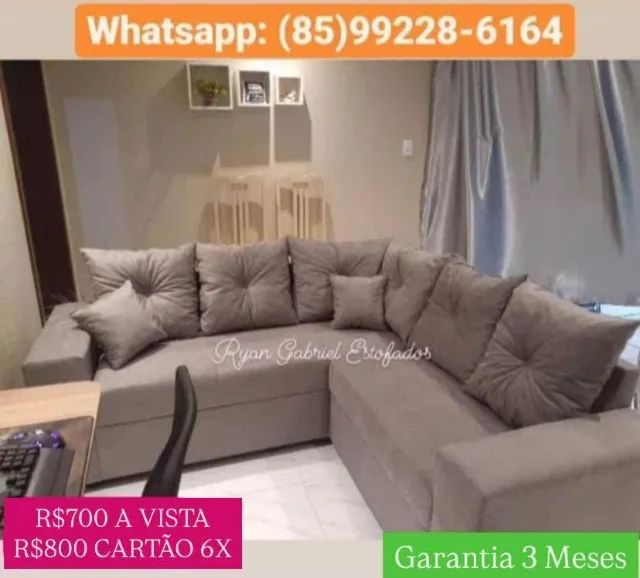 Promoção Sofá de Canto Direto da Fábrica - Foto 5