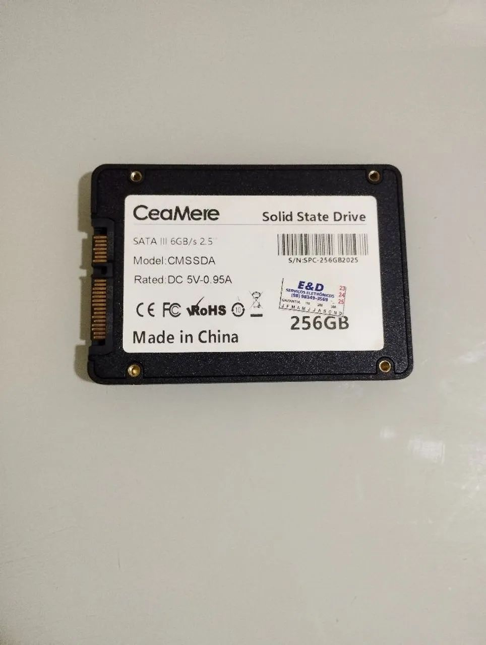 SSD 256GB Novo - Foto 2