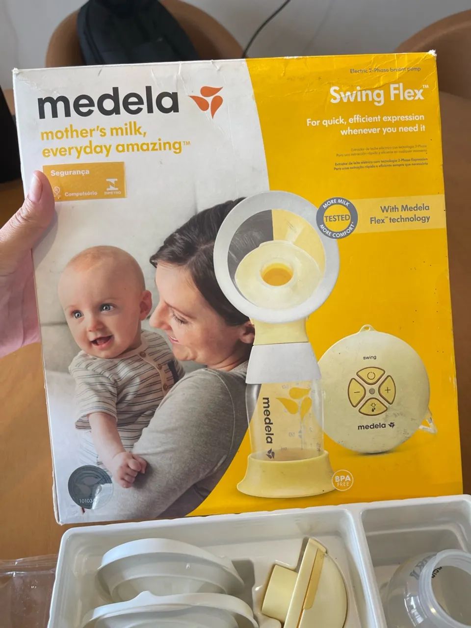 Extrator de leite Medela Swing Flex - Foto 3