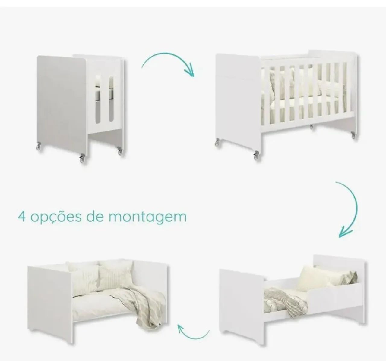 Vendo berço 4 em 1 - Foto 2