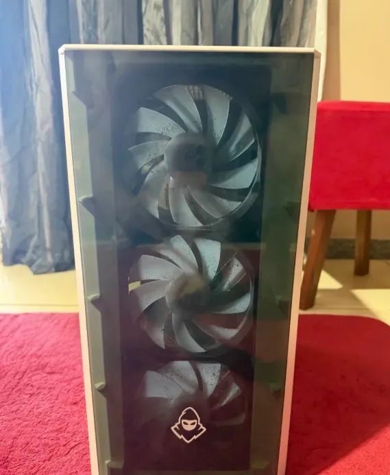 Gabinete branco com 4 fans  - Foto 2