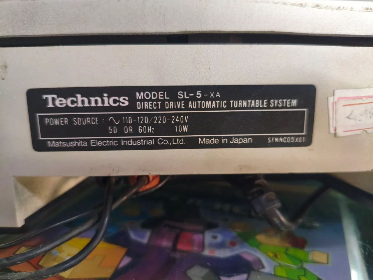 Toca disco technics Sl5 - Foto 5