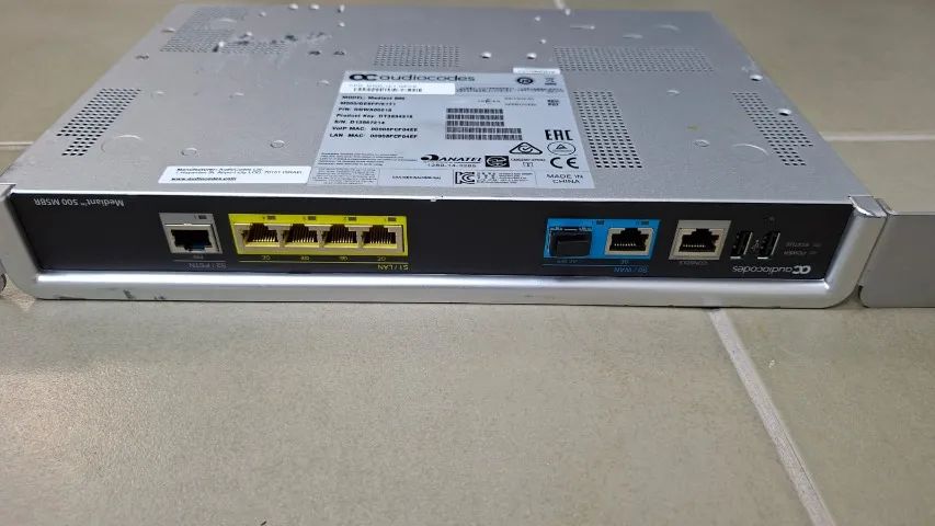 Roteador Gateway Empresarial Audiocodes Mediant 500 Msbr - Foto 4