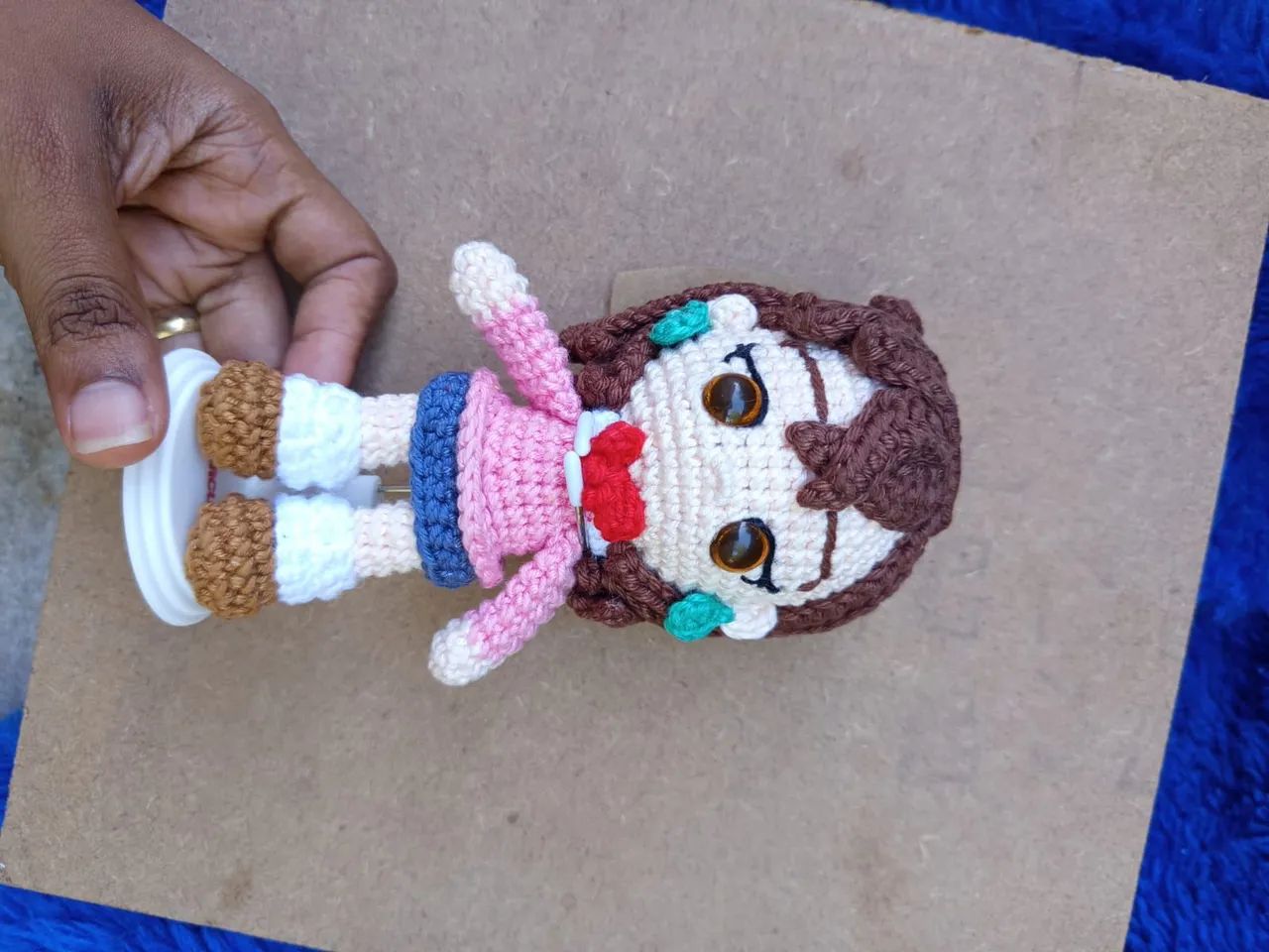 dandadan momo e okarun amigurumi  - Foto 3