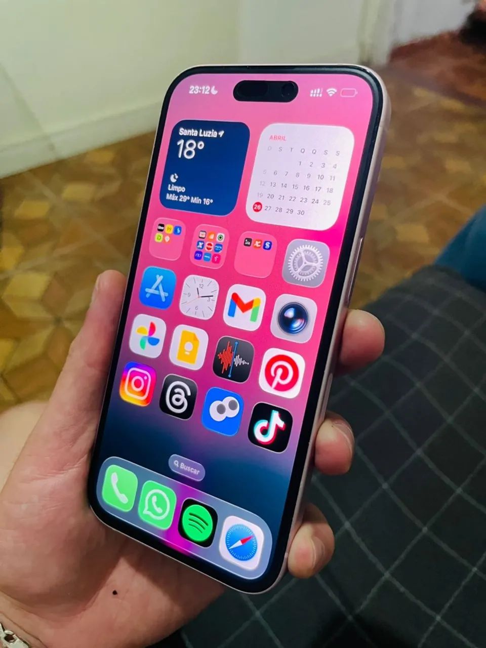 iPhone 15 (troca em Android mais volta)