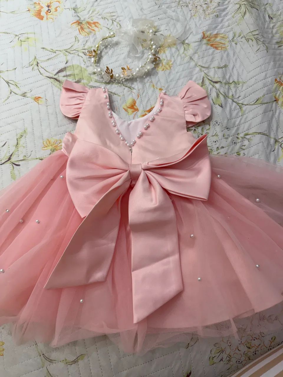 Vestido princesa com Tiara de pérolas  - Foto 2