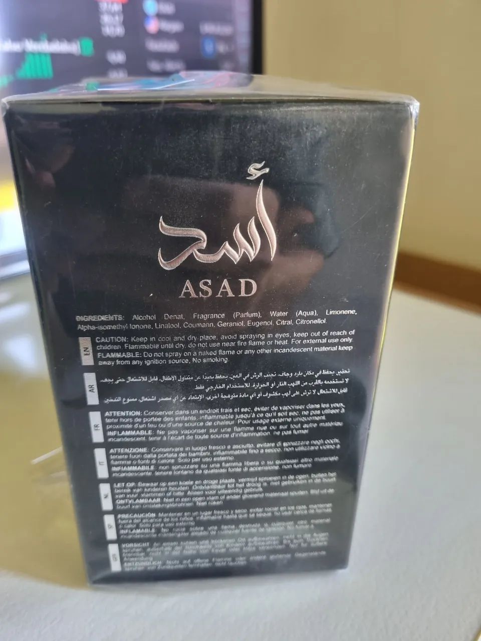 Perfume masculino asad lattafa original - Foto 2