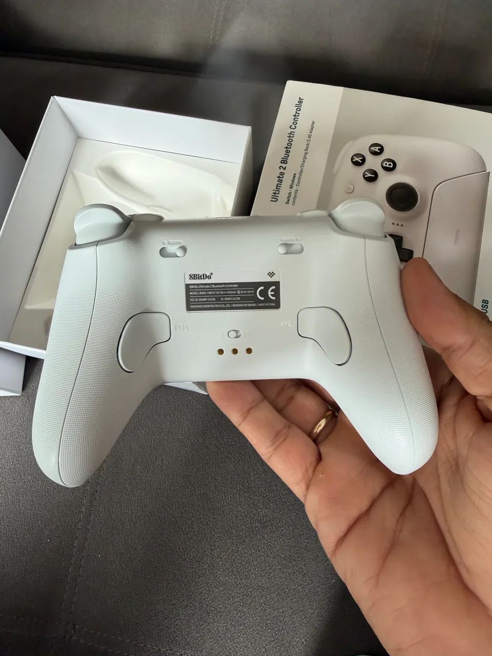 Controle 8BitDo Ultimate 2 Bluetooth com dock - zero, baita gamepad - Foto 2
