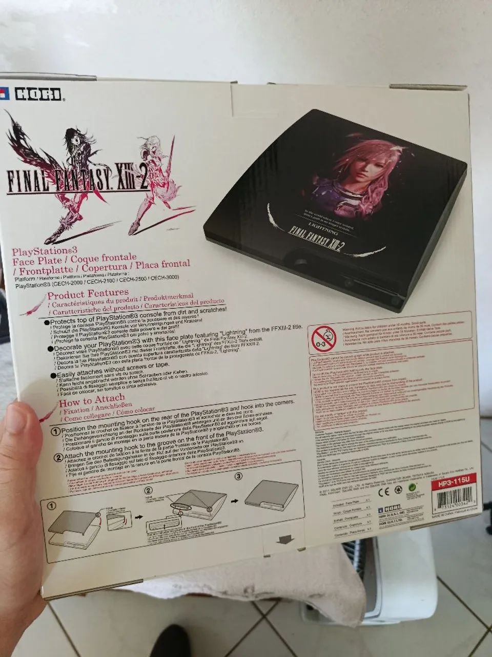 Final Fantasy face plate PS3 - Foto 4