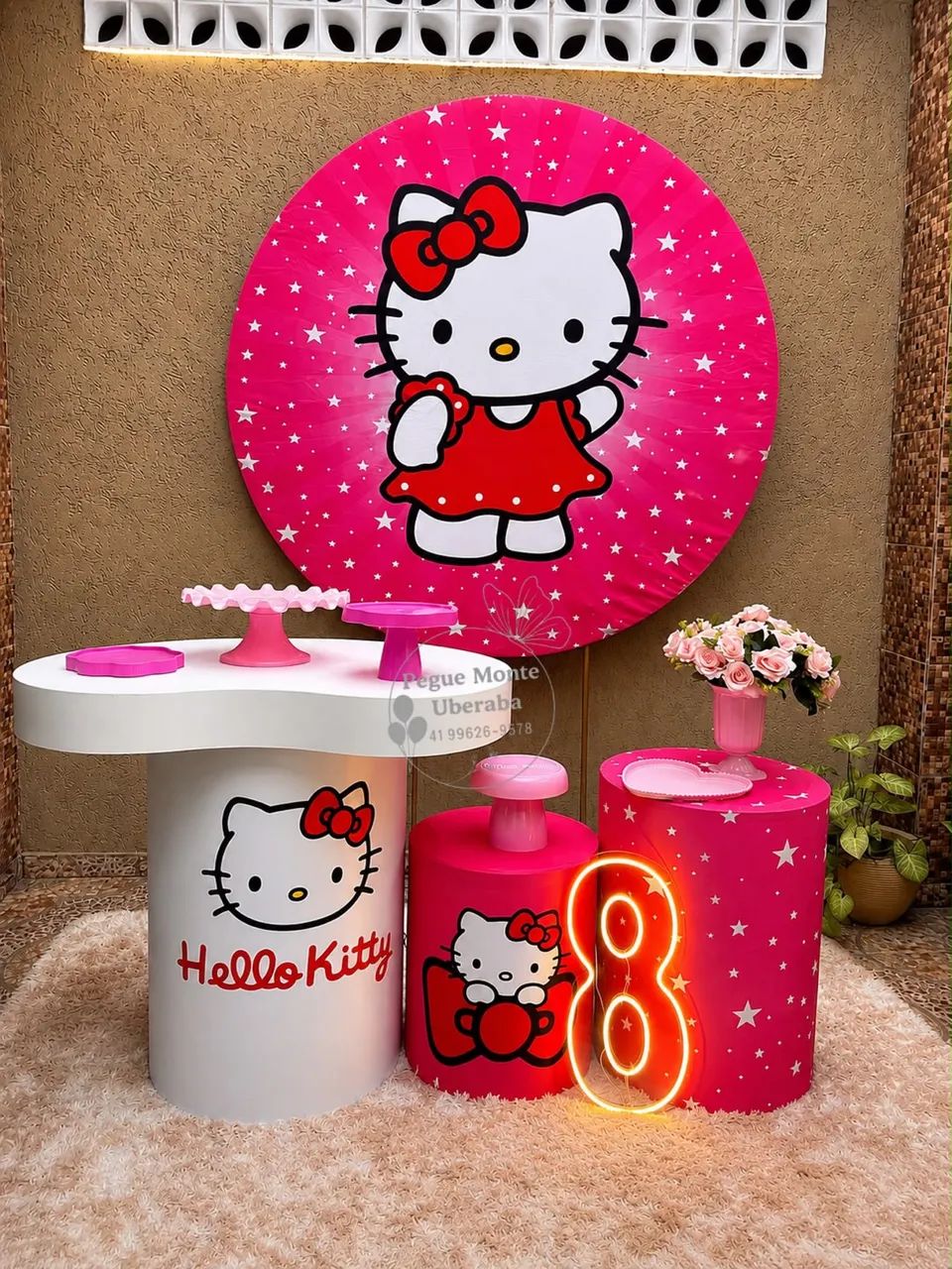 decoração hello kitty