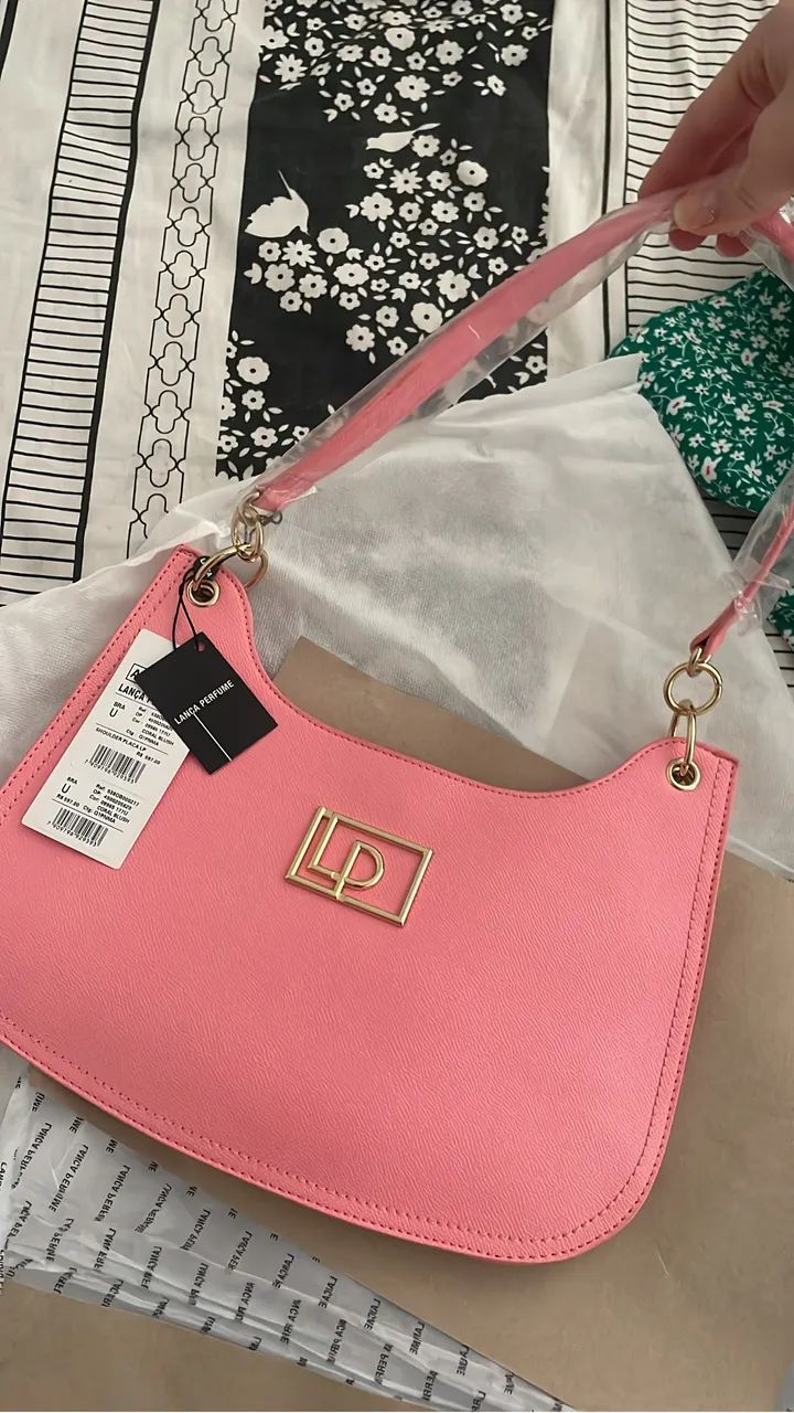 Bolsa Shoulder Rosa NOVA - LANÇA PERFUME  - Foto 2