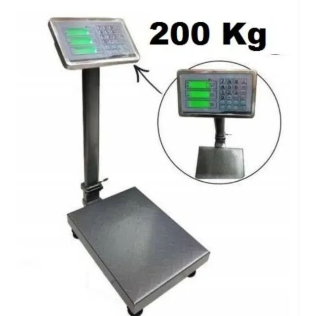 BALANÇA PARA COMERCIO PESA ATE 200KG COM A PLATAFORMA E PAINEL 