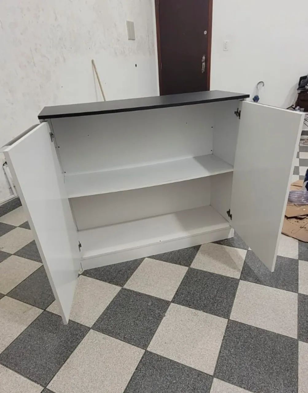 Móvel balcão preto e branco - Foto 3