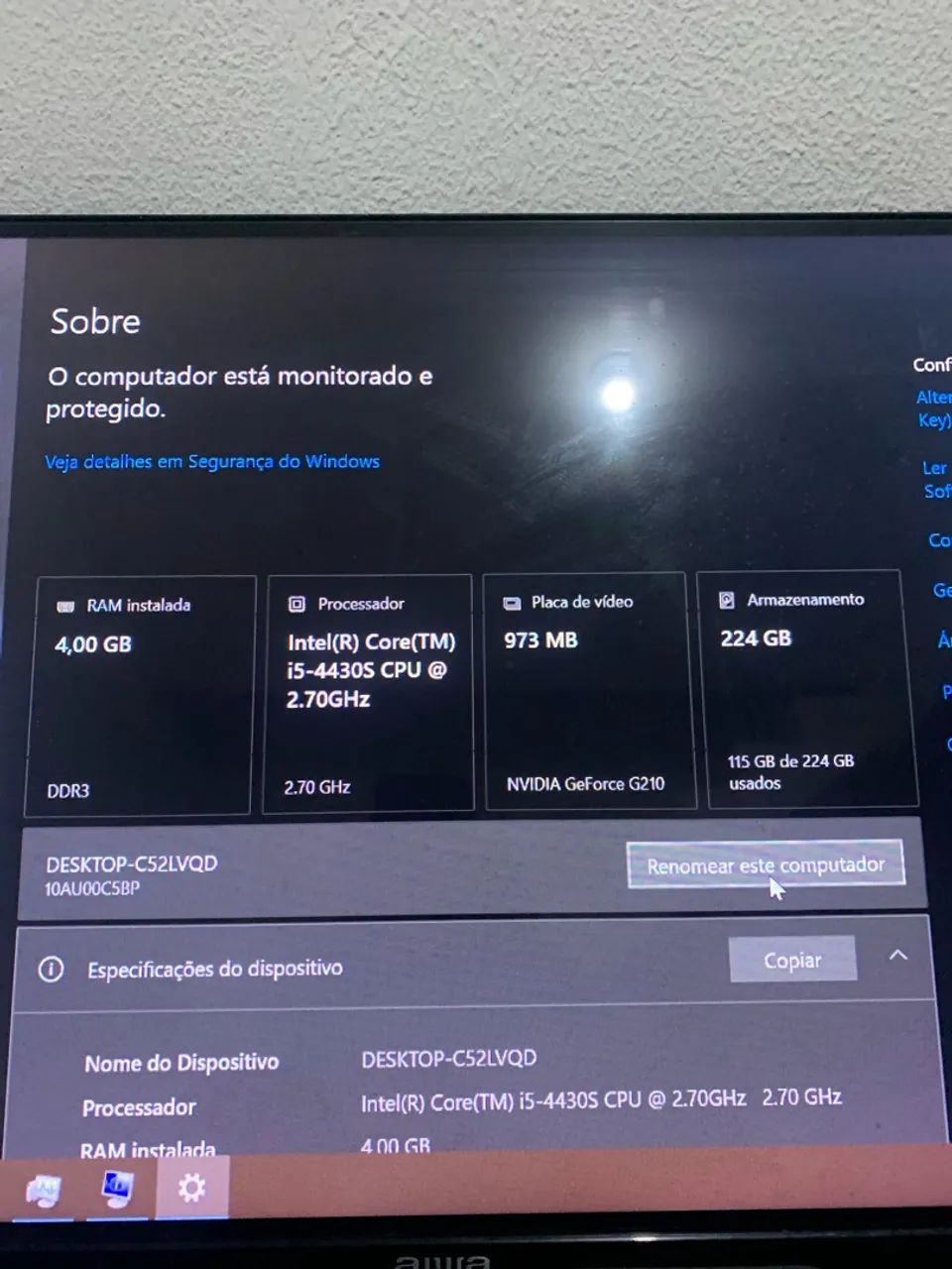Computador Lenovo ThinkCentre | Intel Core i5 | 4 GB RAM  - Foto 5