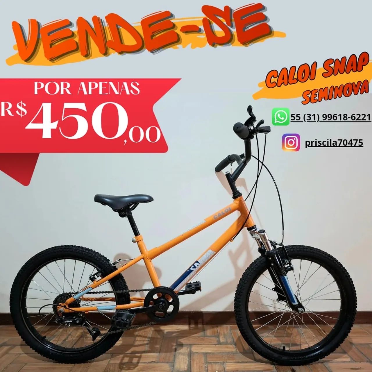 BICICLETA Caloi Snap - Foto 5