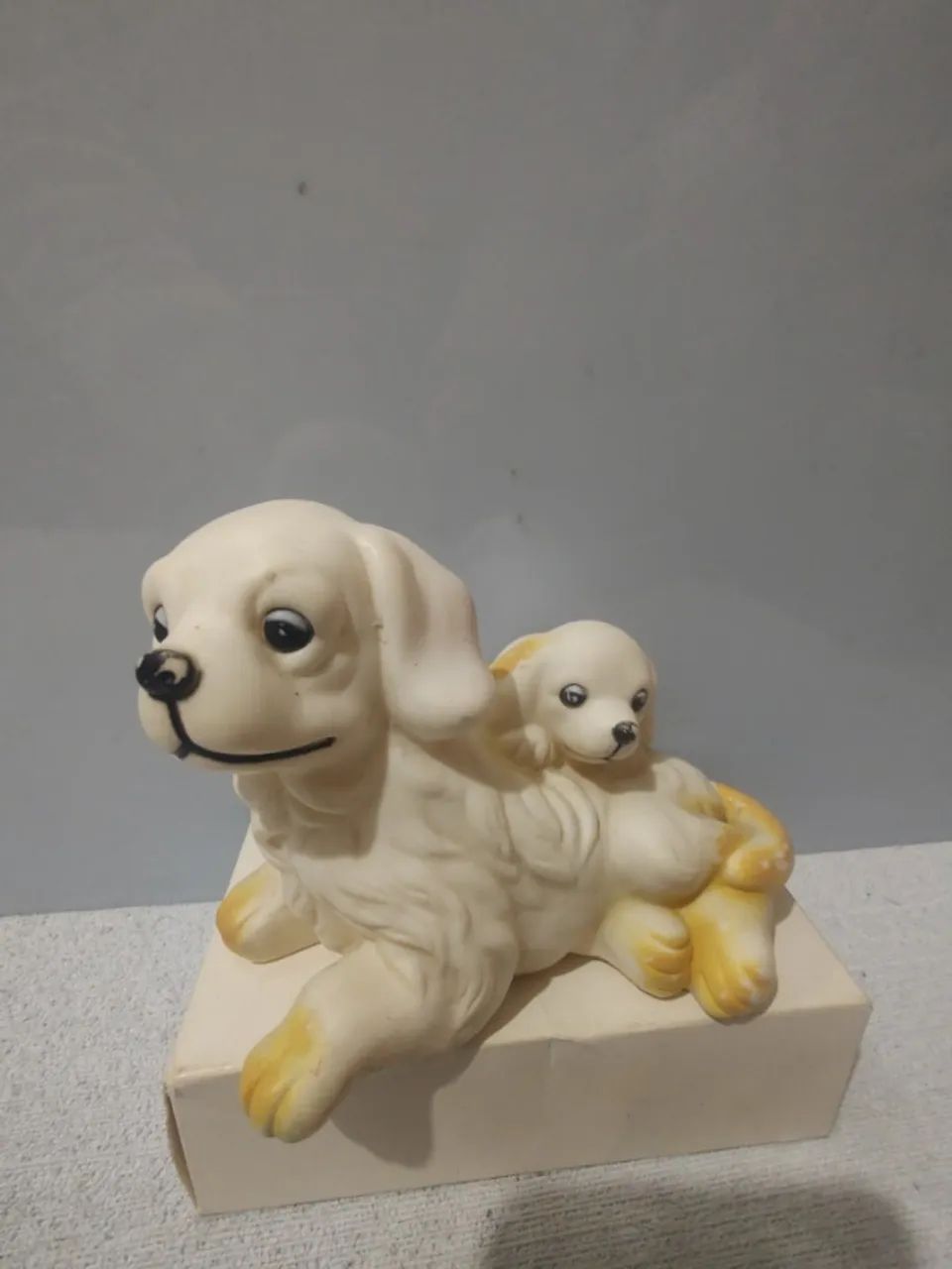 cachorro de vinil antigo