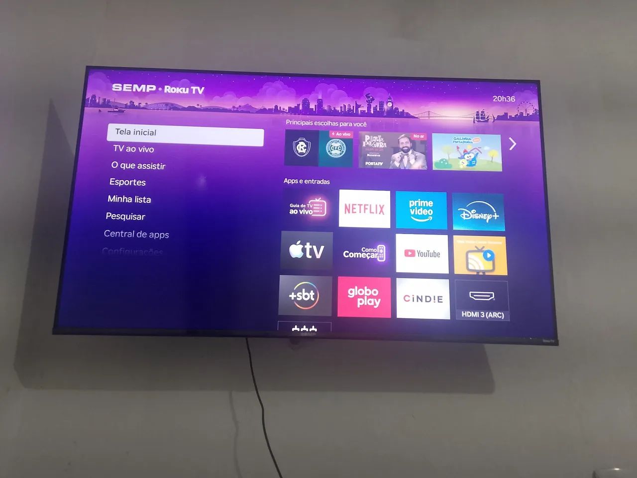 Televisão smart 