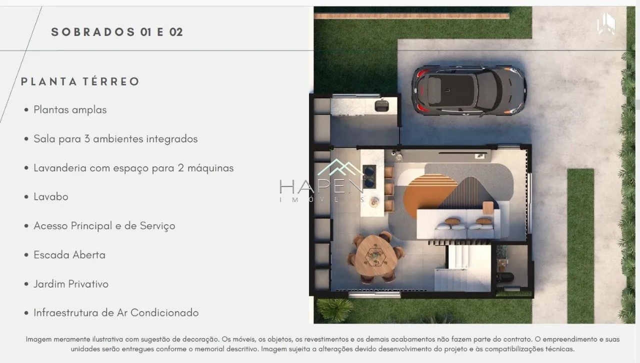 Sobrado com 3 quartos no Ahú - Foto 3