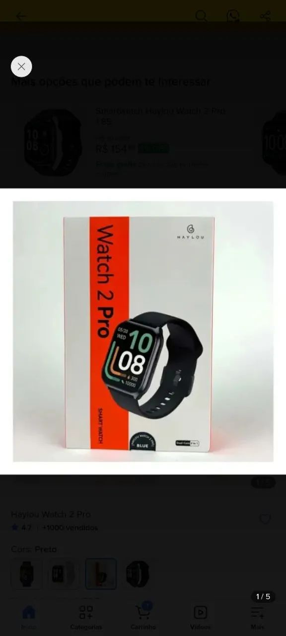 Relógio haylou Watch pro 2
