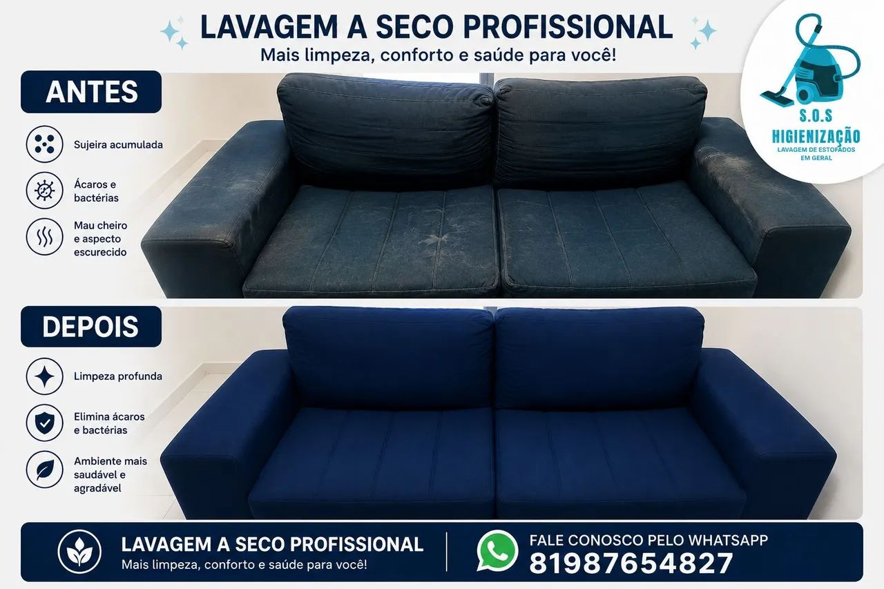 Lavagem a seco de estofados em geral  - Foto 3