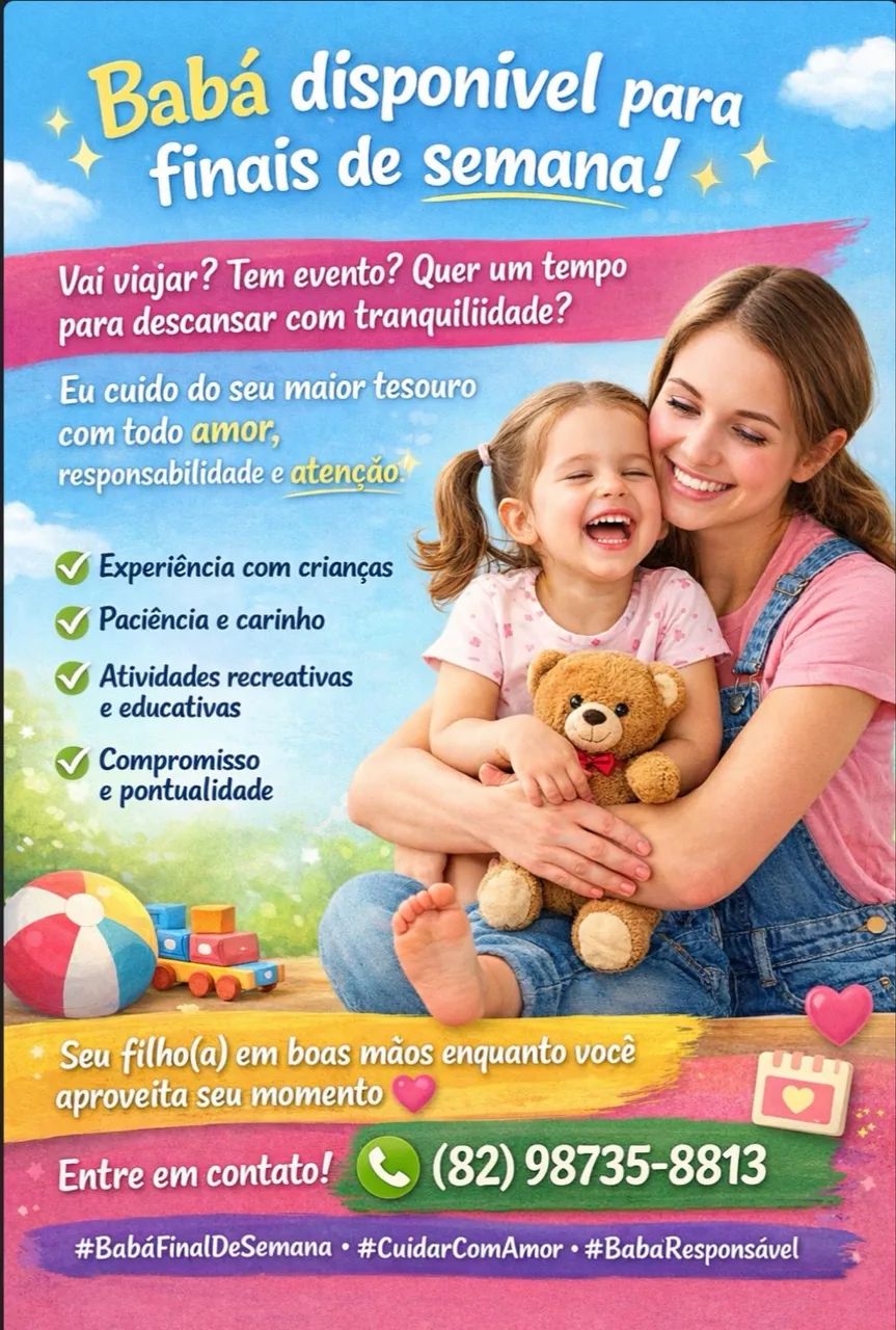 Baba final de semana ou feriados 