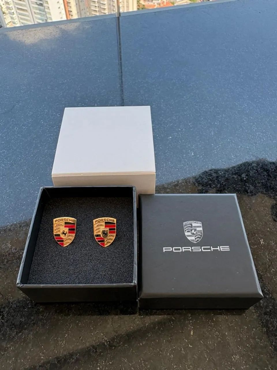 Abotoaduras Porsche Originais e Oficiais - Foto 3