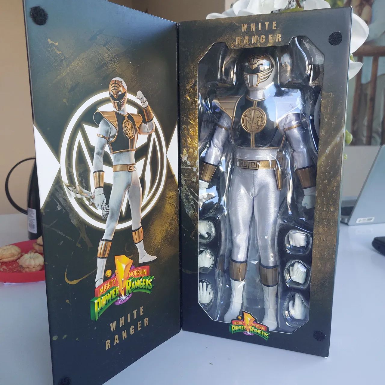Power rangers Threezero - Ranger Branco 1/6 - Foto 3