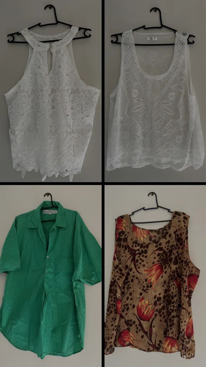 Blusinhas novas e usadas  - Foto 4