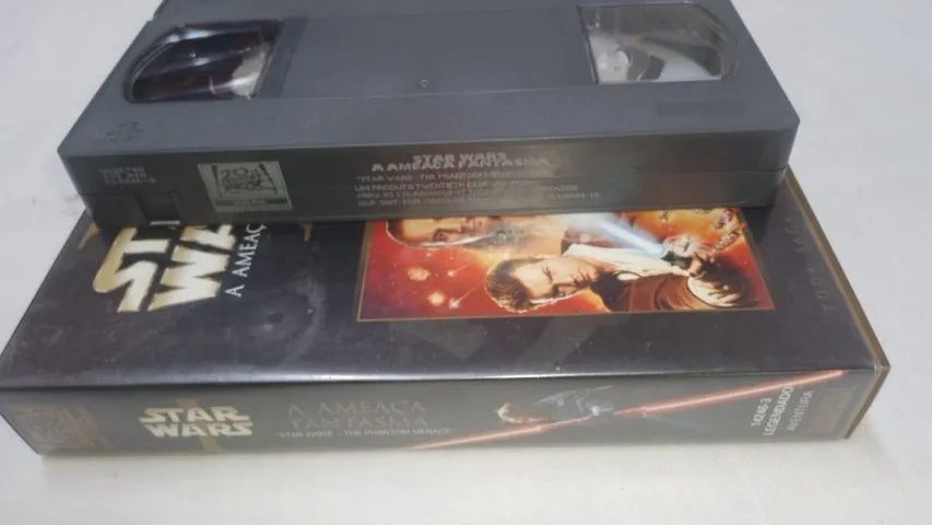 VHS Star Wars: Episódio 1 - A Ameaça Fantasma - Legendado ( 22752 ) - Foto 4