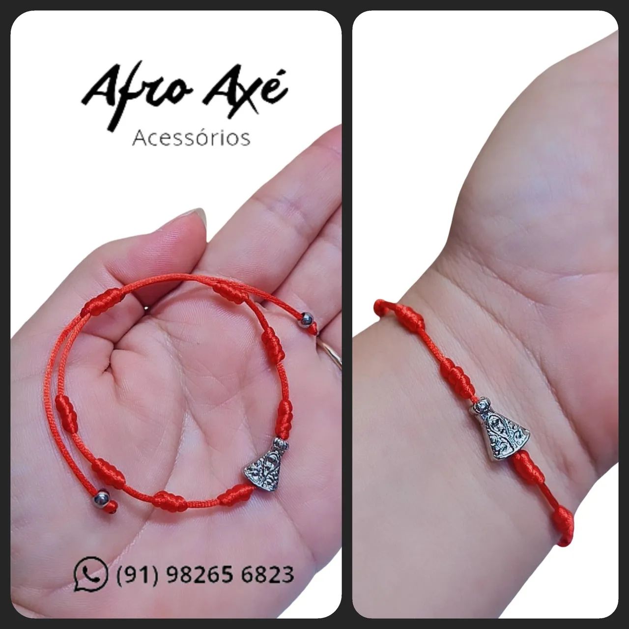 Pulseira Artesanal- Amuleto de Proteção  - Foto 3