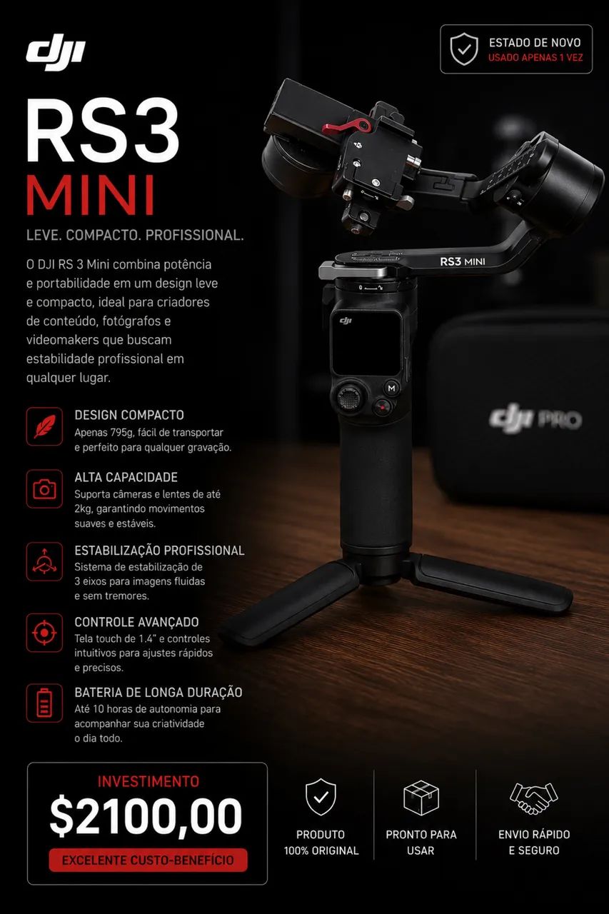 Gimbal DJI RS3 mini 