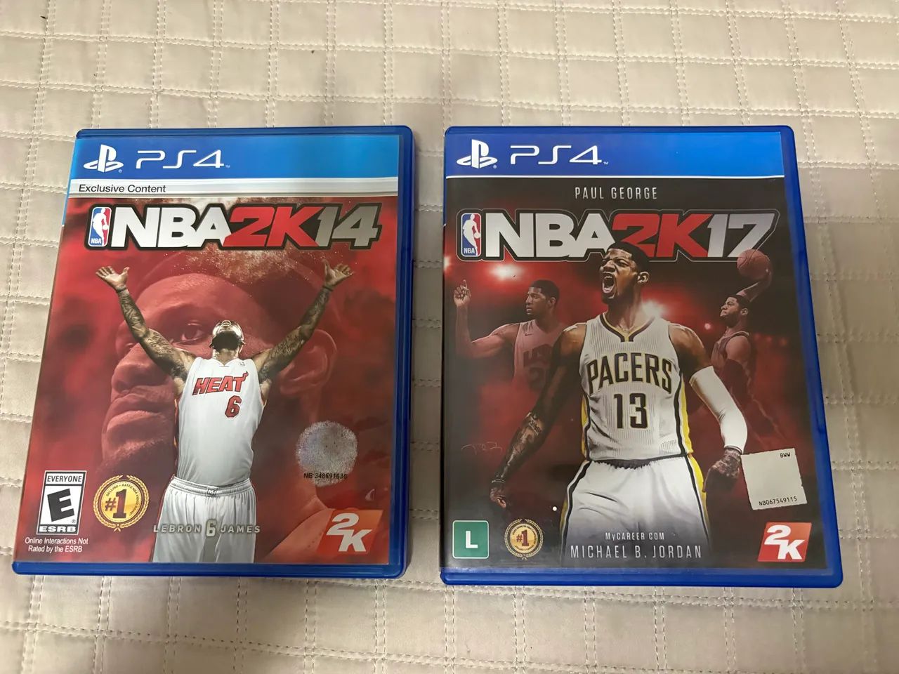 2 jogos NBA do PS4 