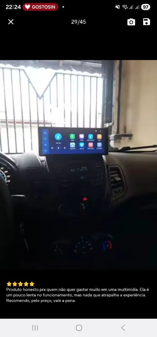 Multimídia com câmera Veicular Dashcam - Foto 2