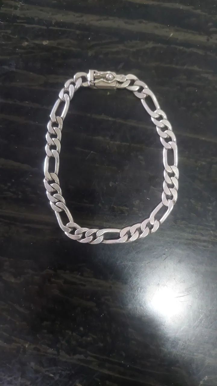 PULSEIRA PRATA 925K MACIÇA 