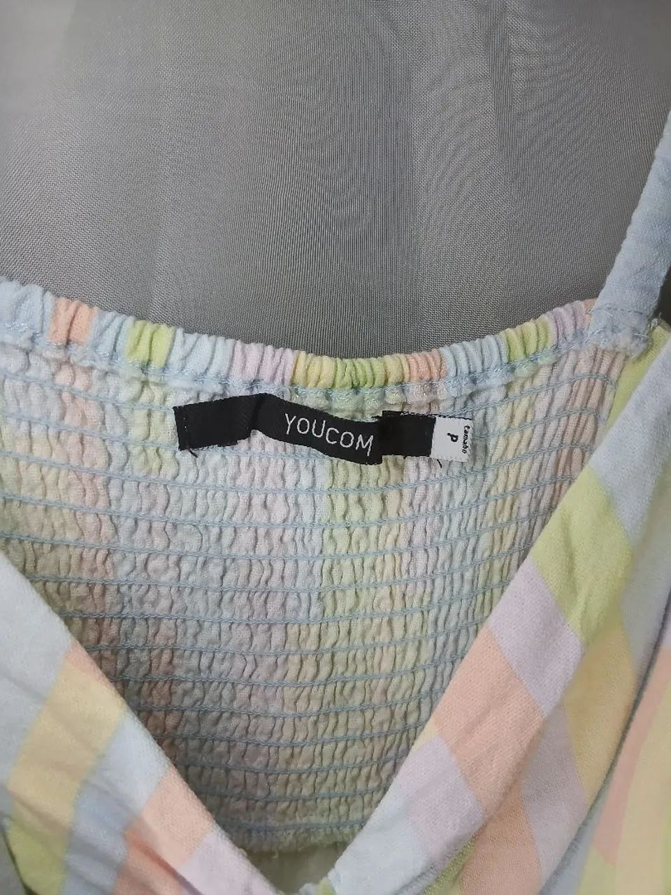 vestido midi youcom estampado pastel - Foto 3