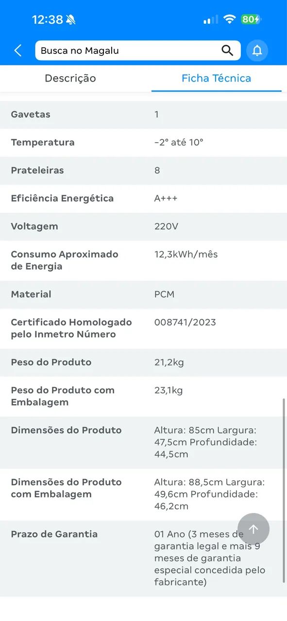  Frigobar Electrolux 90L Branco Efficient EM90 - Foto 4