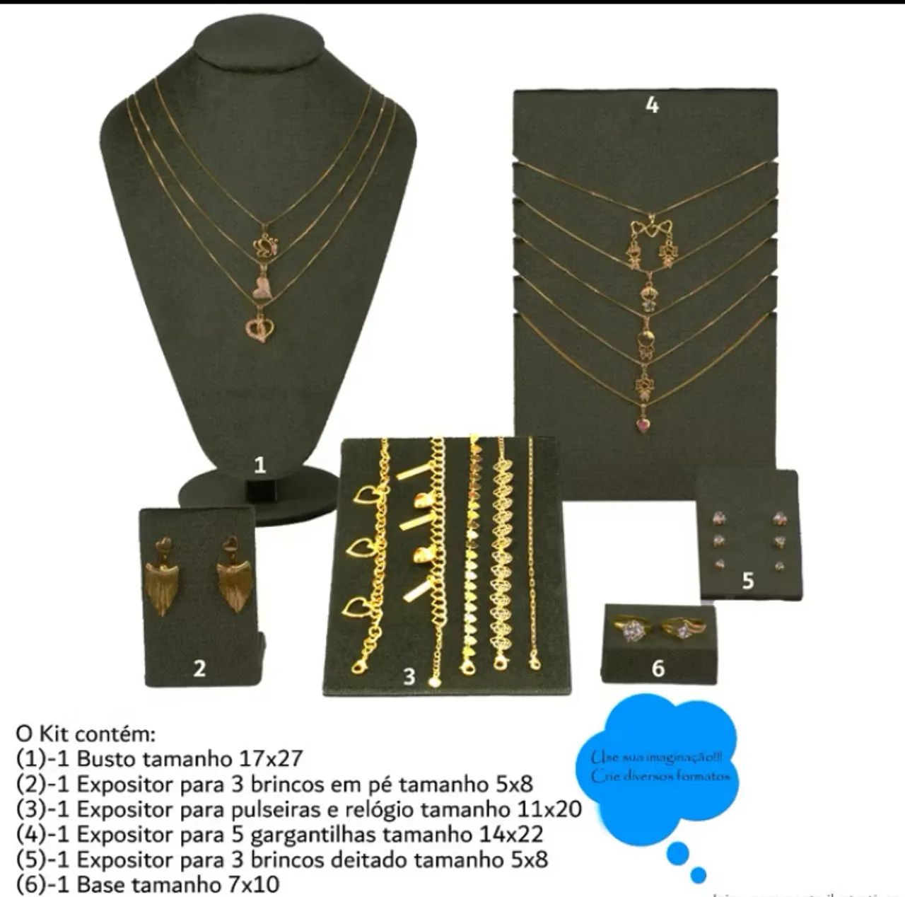 Kit expositor de joias - Foto 3
