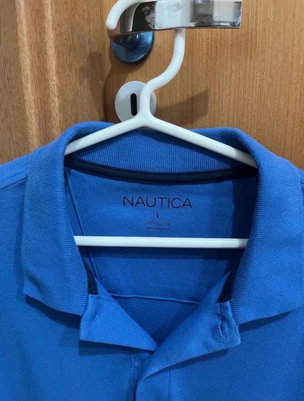 Polo Nautica Original Azul 