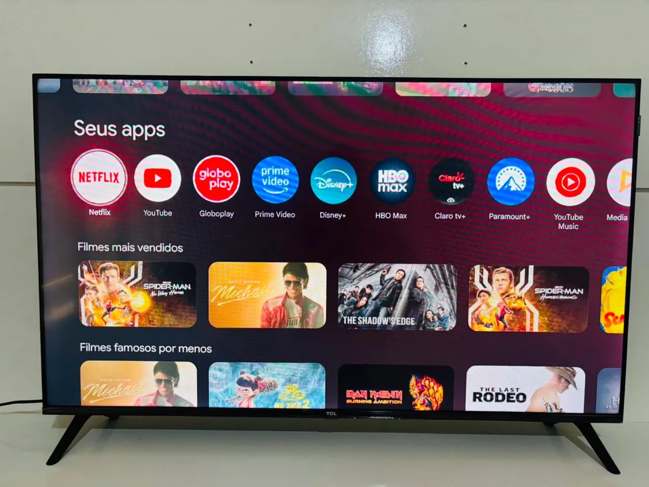 Smart tv TCL Qled 43 polegadas impecável  - Foto 2