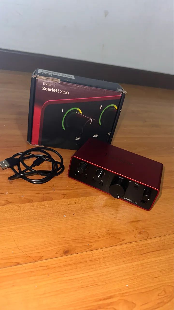 INTERFACE DE AUDIO FOCUOS RITE SOLO 4? GEN