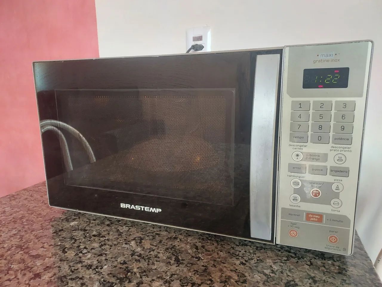 Microondas 127v inox com GRILL - Foto 4