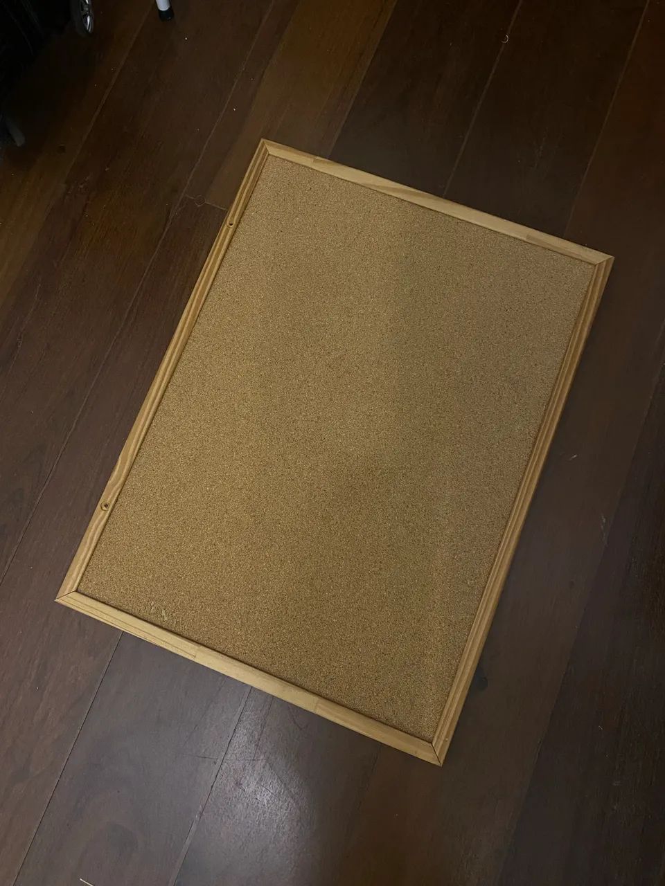 quadro cortiça com alfinetes 