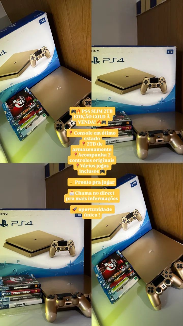 Ps4 Slim edição limitada 