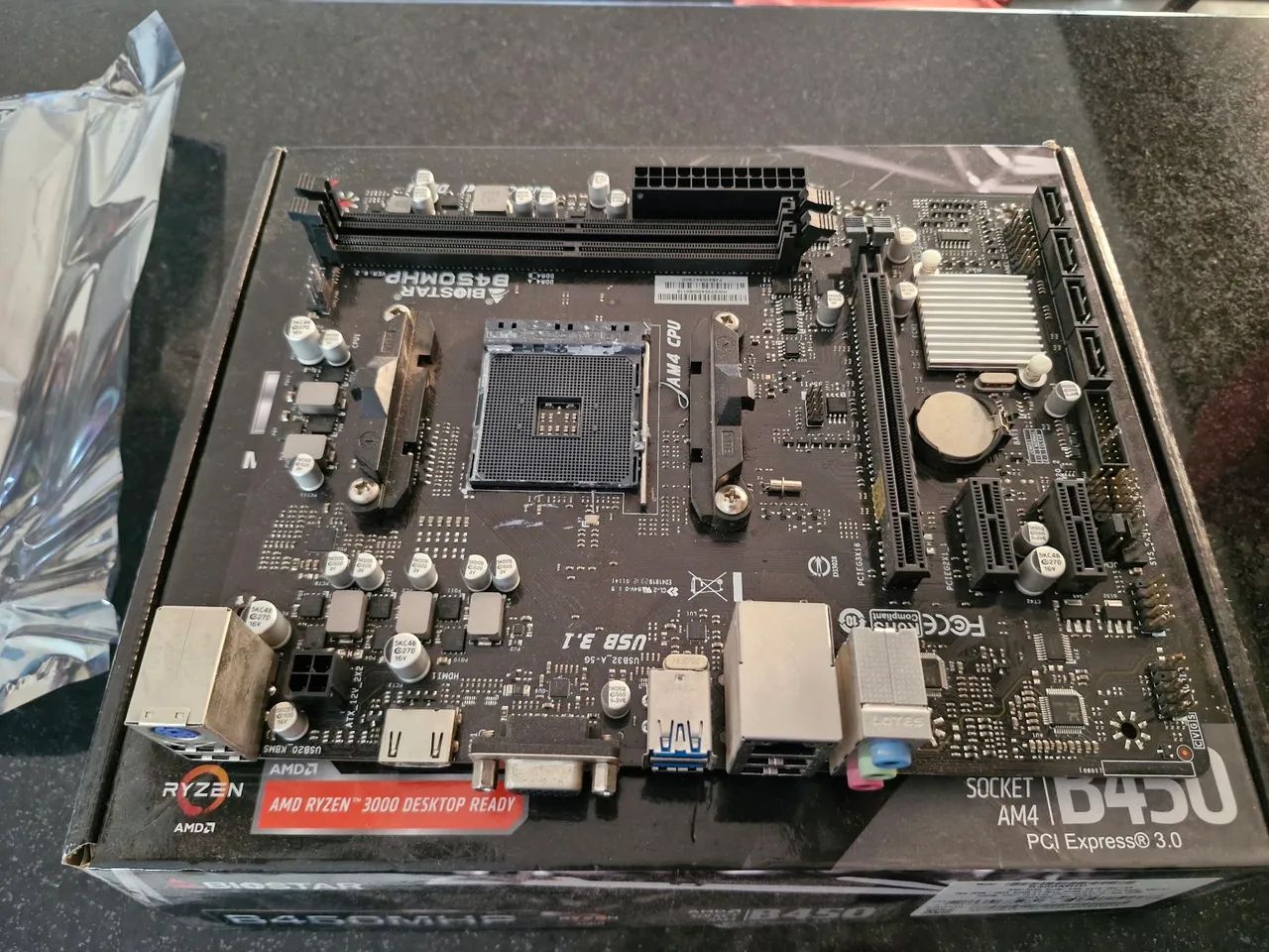 PLACA MAE BIOSTAR B450MHP - Foto 4