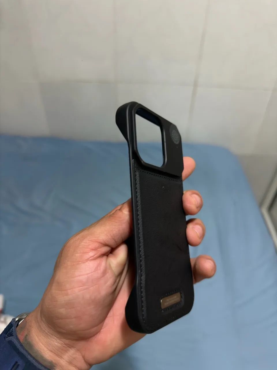Capa de couro com aromaterapia para iPhone 16Pro, compatível com Magsafe, capa protetora - Foto 3