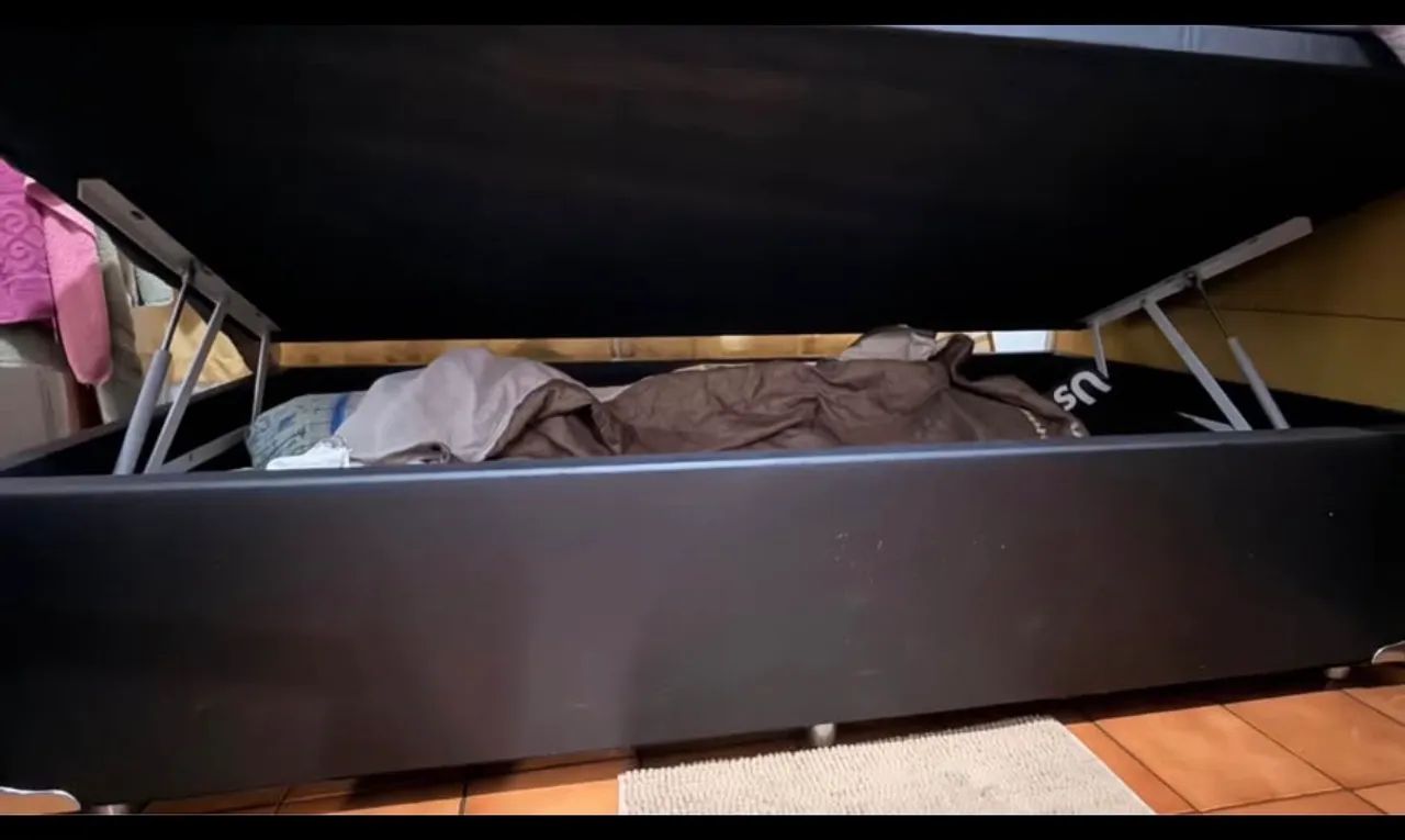 Cama baú + colchão 