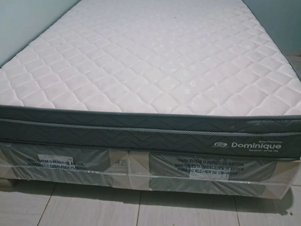 Cama Queen size luxo semi nova - Foto 2